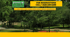 Desktop Screenshot of franklinrvpark.com