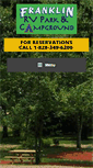 Mobile Screenshot of franklinrvpark.com